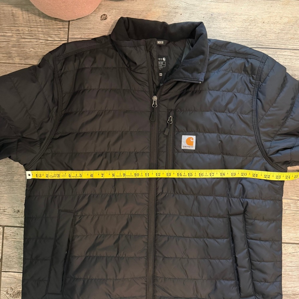Carhartt Rain Defender Relaxed Fit Insulated Jacket Black 102208-001 Mens L - Picture 10 of 10